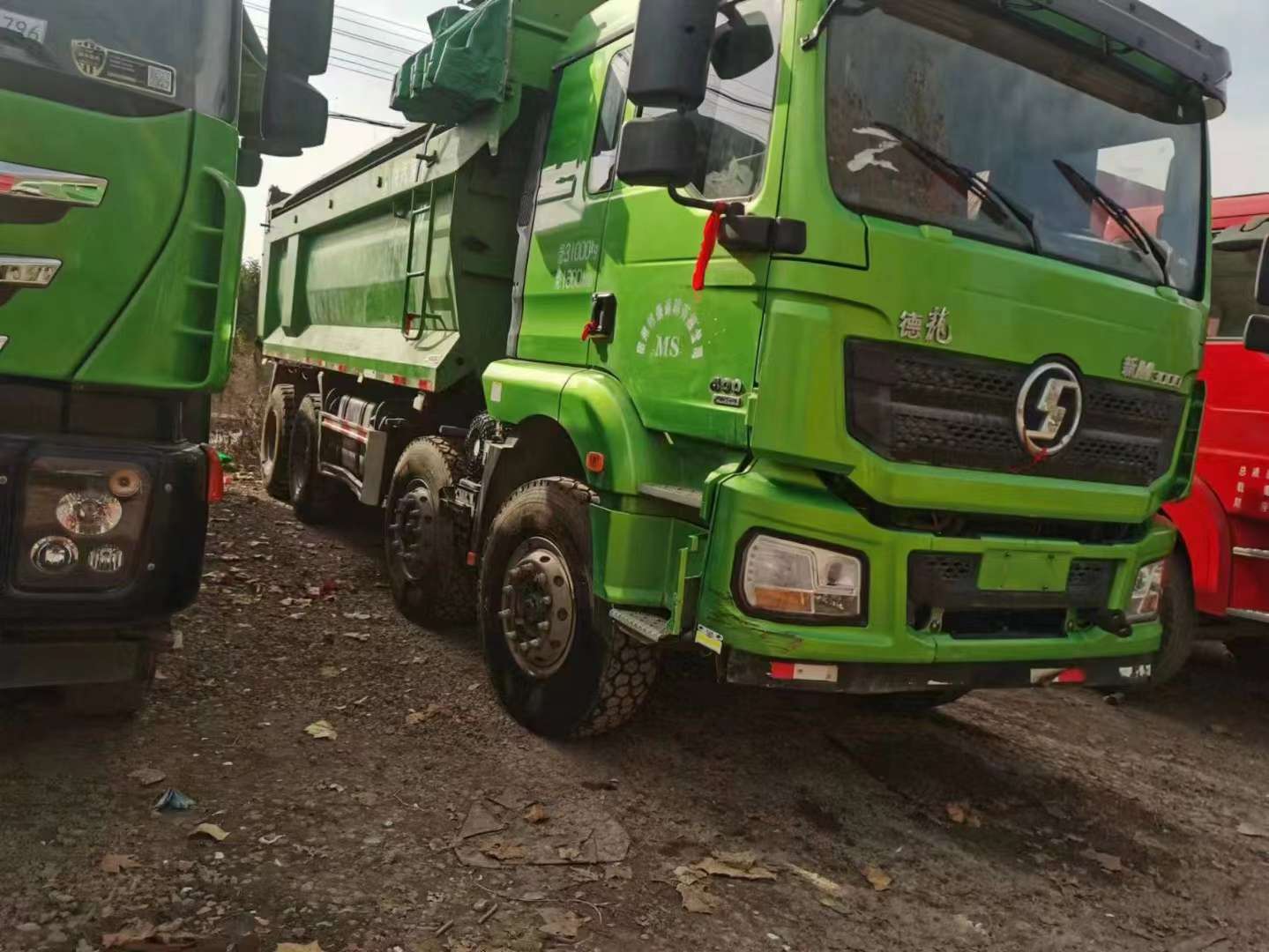 二手轻量化前四后八自卸车能拉多少方土