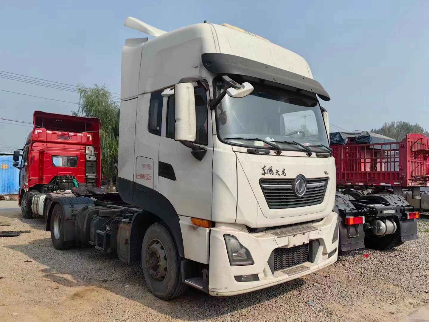 二手东风天龙牵引车的排量是多少