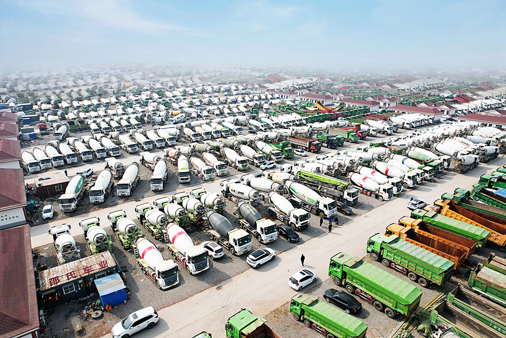 二手搅拌车实景