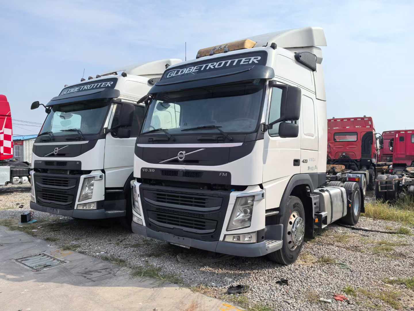 二手牵引车：沃尔沃FM单驱气囊桥为什么适合出口？