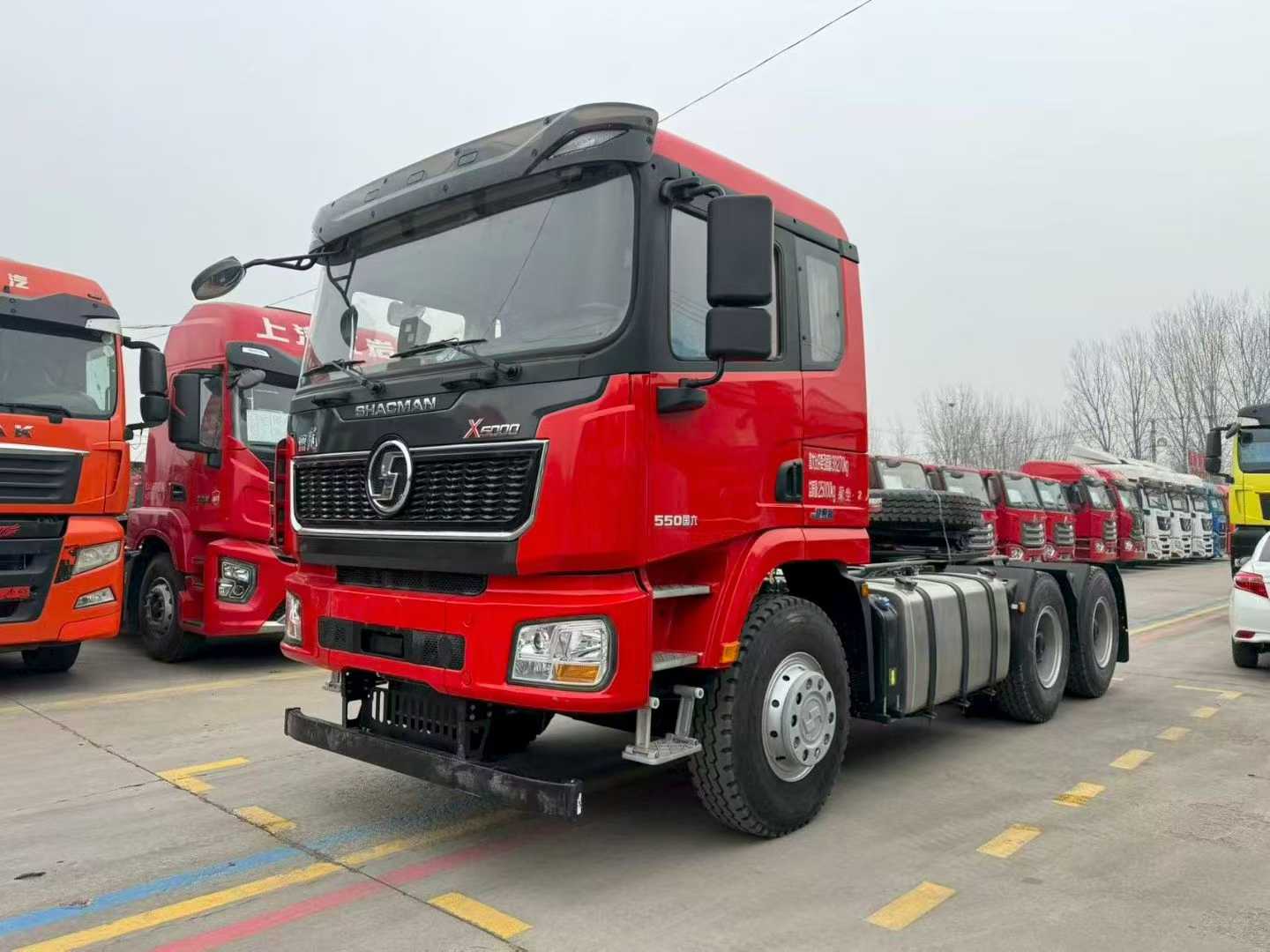 重体平头德龙X5000二手牵引车